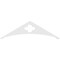 Ekena Millwork Pitch Turner Architectural Grade PVC Gable Pediment, 48"W x 14"H x 1"P (7/12) GPP048X014X100TUR - alternate 3